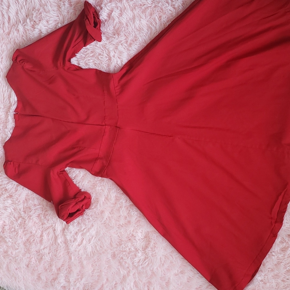 CHRISTMAS DRESS WOMENS LG